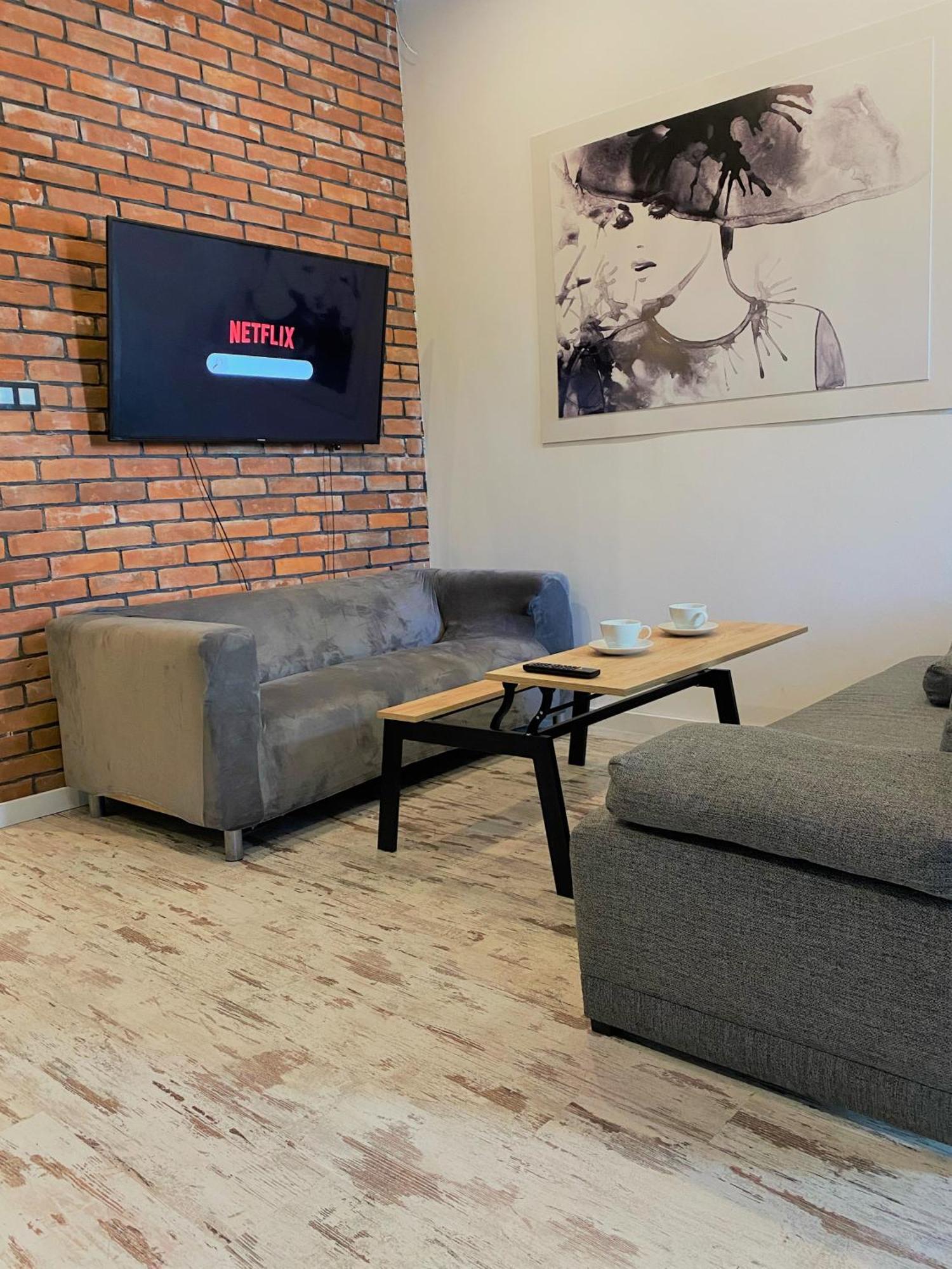 우치 Manufaktura Bakery, Penthouse 200M, Prywatna Kamienica, Parking Strzezony 아파트 객실 사진